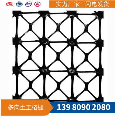 多向拉伸塑料土工格柵