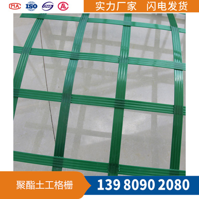 PET聚酯土工格柵（綠色）